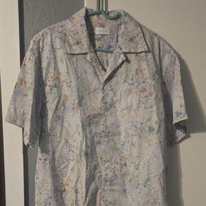 John Elliott Abstract Print Short Sleeve Shirt
